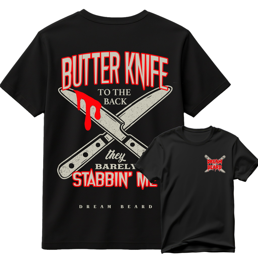 Dream Beard x Sada Baby - "Butter Knife" - Premium Tee - LIMITED EDITION