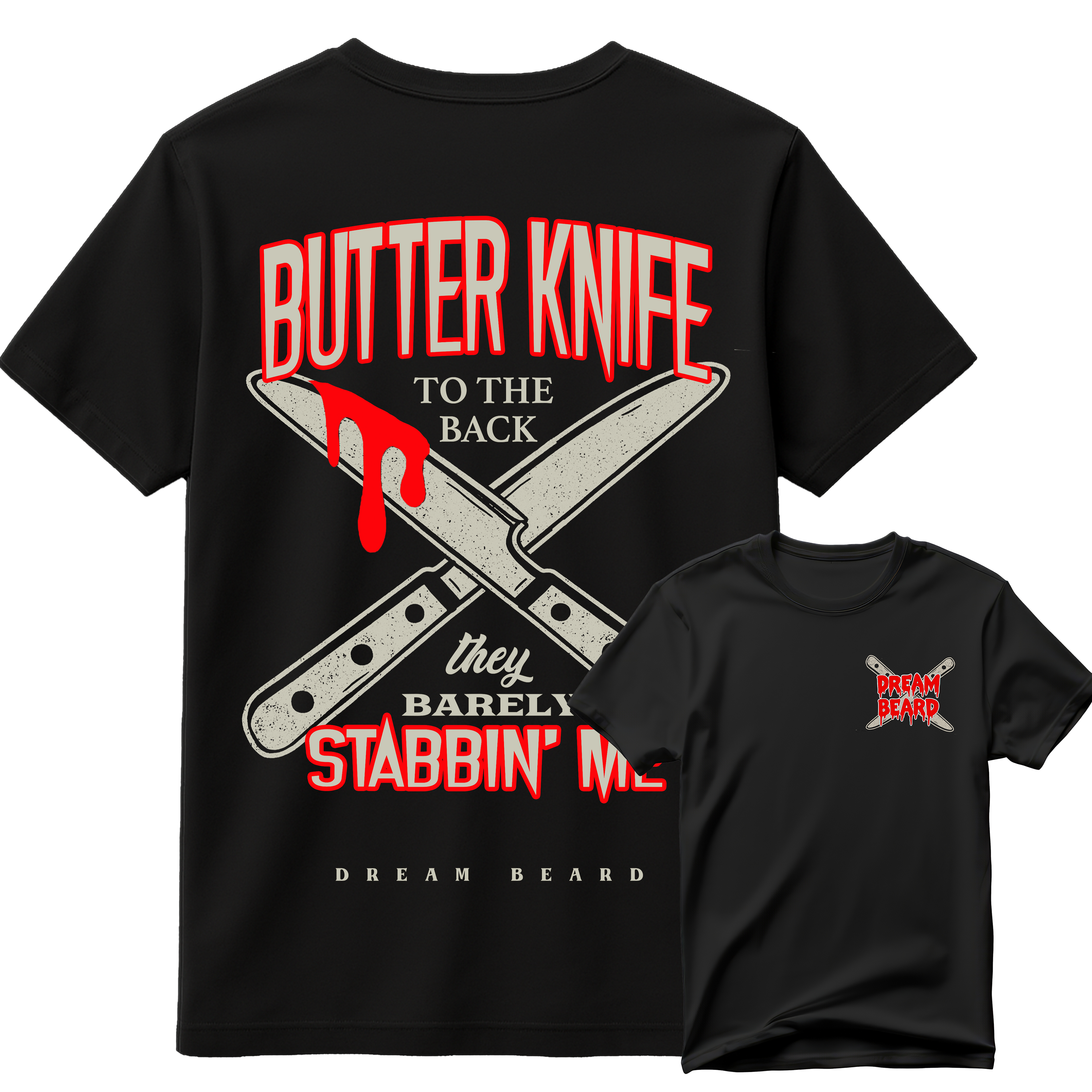 LIMITED EDITION: Dream Beard x Sada Baby "Butter Knife" Premium Tee