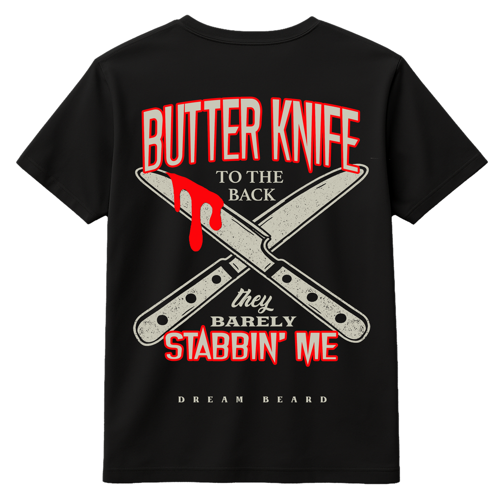 Dream Beard x Sada Baby - "Butter Knife" - Premium Tee - LIMITED EDITION