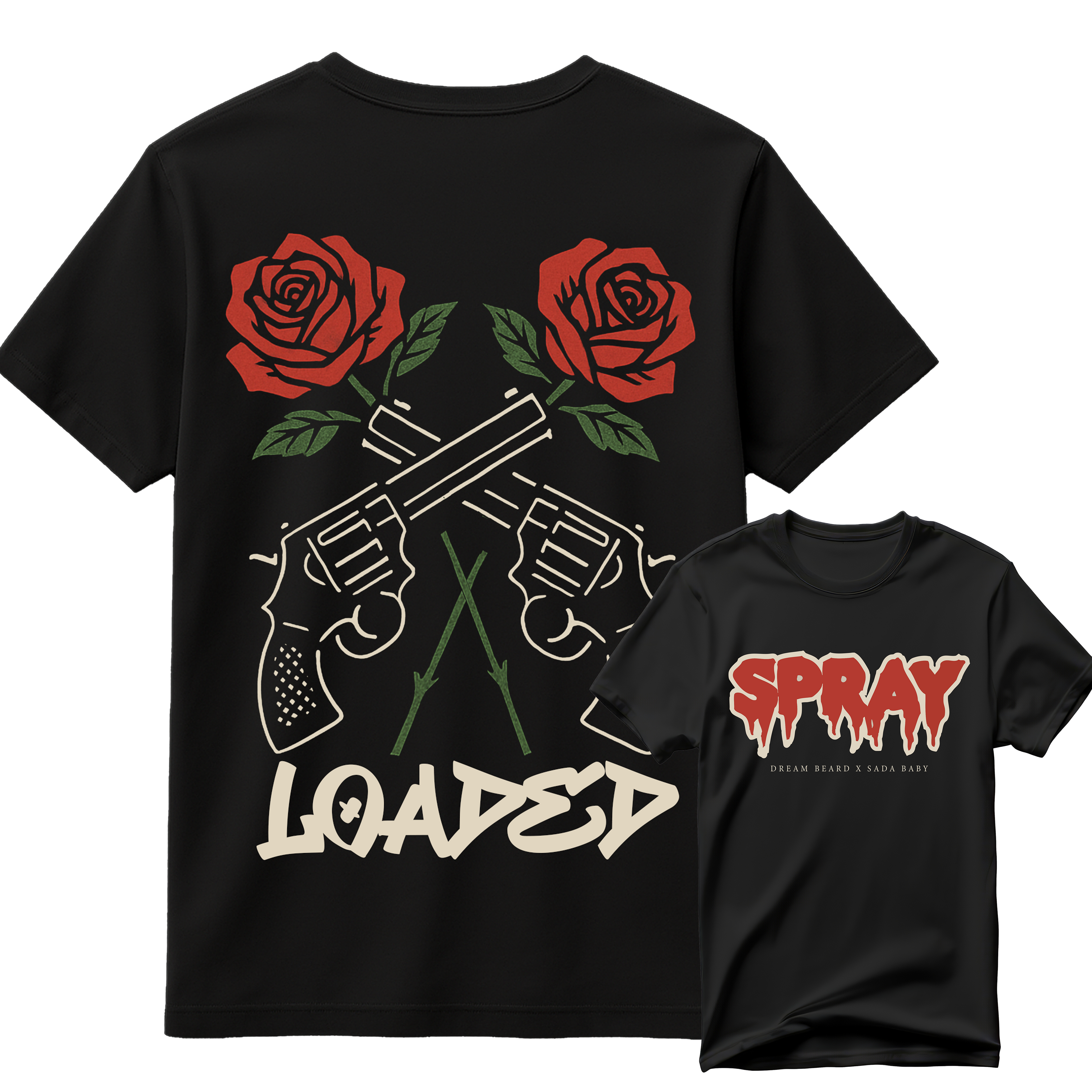 LIMITED EDITION: Dream Beard x Sada Baby "Loaded"  Premium Tee